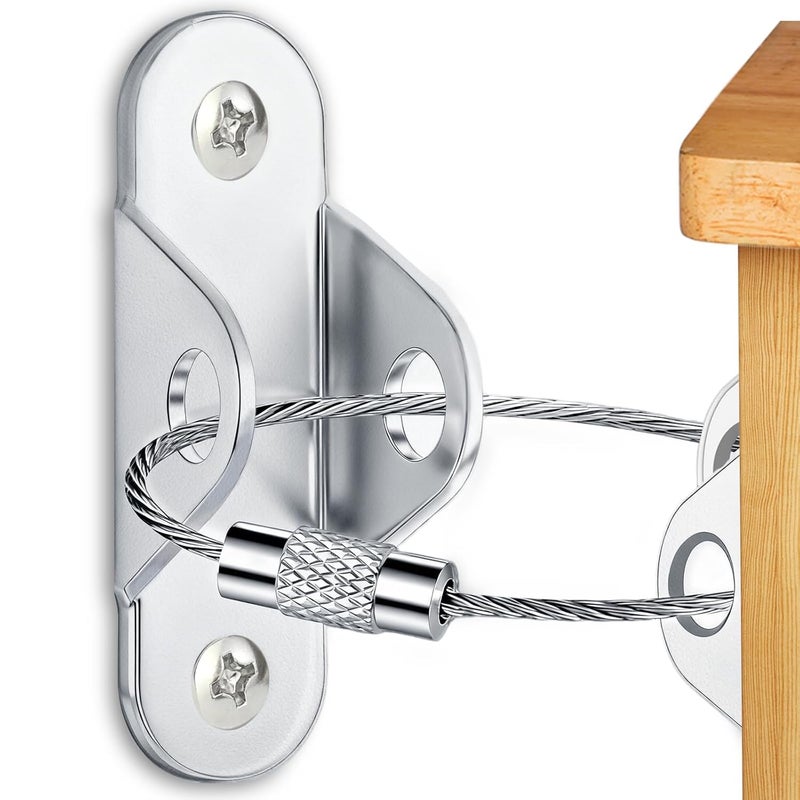 ChenYu Furniture Anchors 10 Pack for Baby proofing and Furniture Wall Anchor, Wall Anchors for Baby proofing cabinets, Securing 400 lbs, Safety Essentials for Home - Image 1